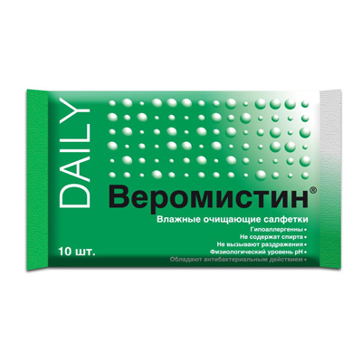 VEROMISTIN DAILY No. 10®, CLEANSING WET WIPES